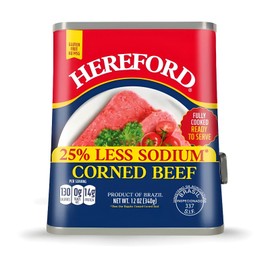 HereFord 25% Less Sodium Corned Beef 12 oz ( Pack of 3 )~6/2028