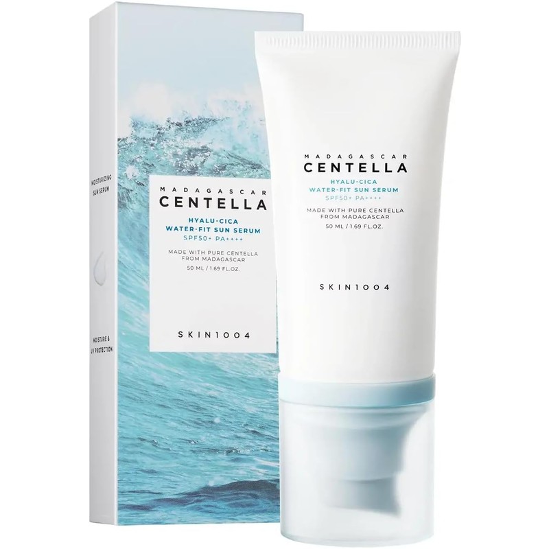 SKIN1004 Madagascar Centella Hyalu-cica Water-Fit Sun Serum - Bloqueador Coreano