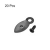 uxcell Frame Turn Button, 7/8" Metal Flat with Screws for
