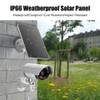 Solar Panel Charger -Weather Resistant, 5W 5V Solar Panel Wall