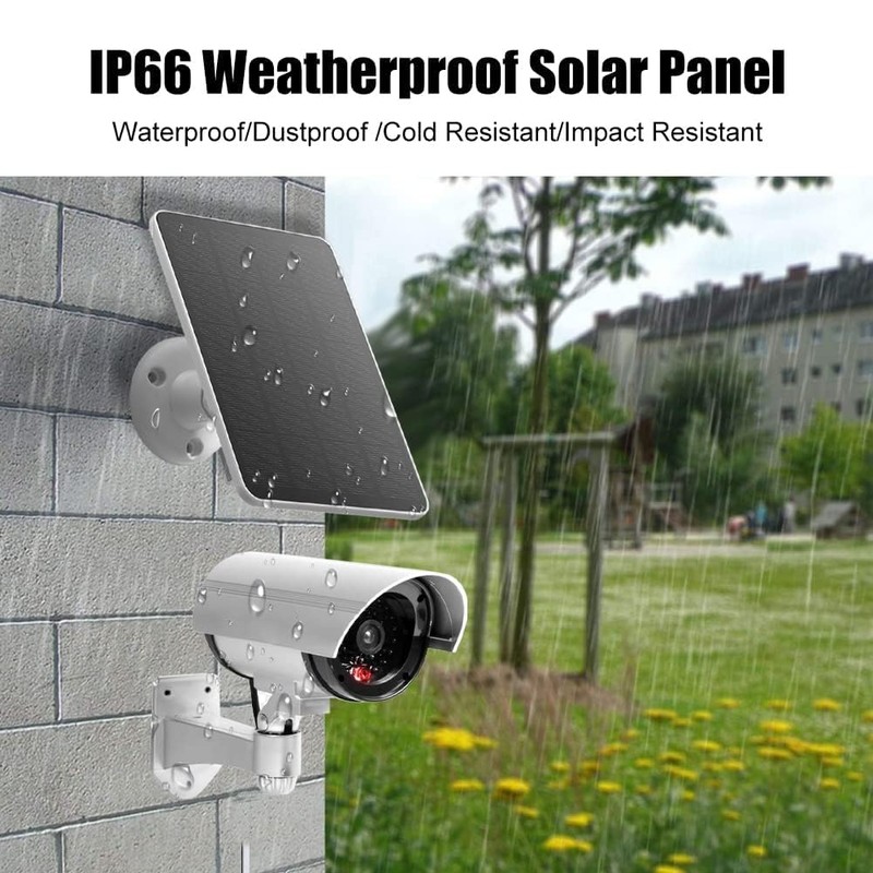 Solar Panel Charger -Weather Resistant, 5W 5V Solar Panel Wall