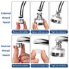 Dexspoeny 7Pcs Sink Water Filter with Filter Elements Set, Universal