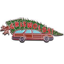 Christmas Vacation Enamel Pin | Clark Griswold's Station Wagon | National Lampoon's Xmas Movie | Holiday Lapel Gift