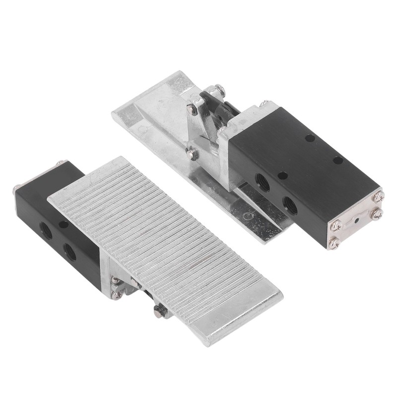 Foot Pedal Pneumatic Valve 5 Way 2 Position G1/4in Aluminum