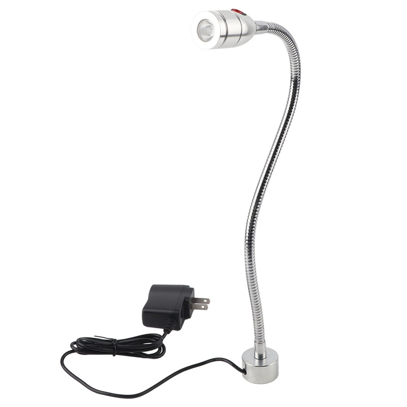 3W LED Flexible Gooseneck Lamp Work Desk Light for Machine