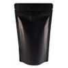 RIGHTPAK Stand Up Pouch Black Matt 25 Pieces 16cm x