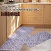 Kitchen Mats Sets of 2PCS,Cushioned Anti Fatigue Floor Mat -0.47Inch,Thick