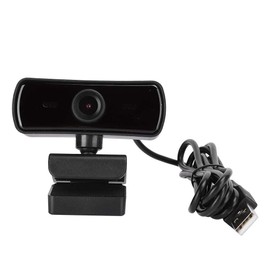 USB Webcam ,4MP PC Camera Built in Microphone ,360 degree rotatable Clip ,For Online Classrooms Live Broadcasts Games(black)