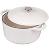 VORRINGARD Enameled Cast Iron Dutch Oven Pot with Lid, for