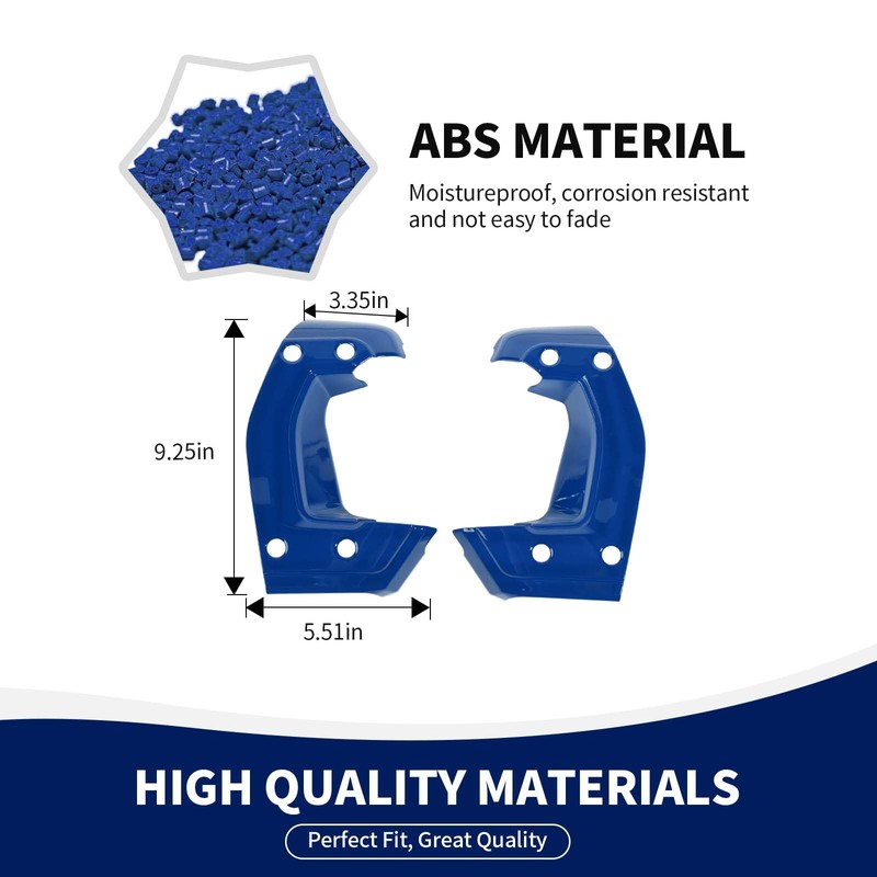 RAZPOY Center Console Side Grab Handle Cover Trim Compatible with