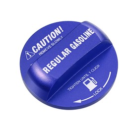 A ABSOPRO Oil Fuel Cap Decorative Sticker Fuel Tank Cap Cover Decorative Sticker Trim for Subaru Forester Aluminum Alloy Blue