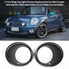 2 Trim Rings Fog Light Chrome Replacement for Mini Cooper