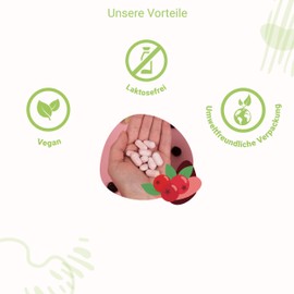 for you D-mannose + cranberry 90 Kapseln | 1.500 mg D-Mannose pro Tagesdosis | Natürliche Unterstützung für Blase & Harnwege | Einsetzbar bei Problemen und zur Vorbeugung