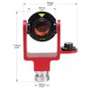 Surveying Mini Prism, Mini Prism System For Total Station Reflect
