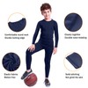 HOPLYNN Youth Boys' Compression Leggings Athletic Shirt Tights Top Base