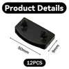 HANZMQIYJJ 12 Pcs Bed Slat Holders, Bed Slat Caps, Side