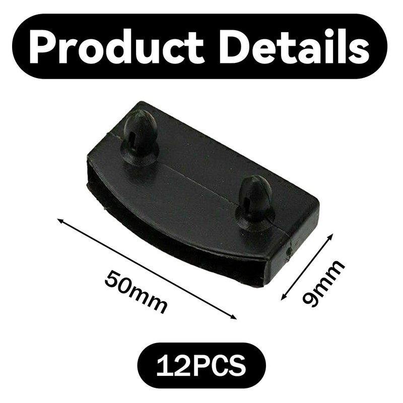 HANZMQIYJJ 12 Pcs Bed Slat Holders, Bed Slat Caps, Side