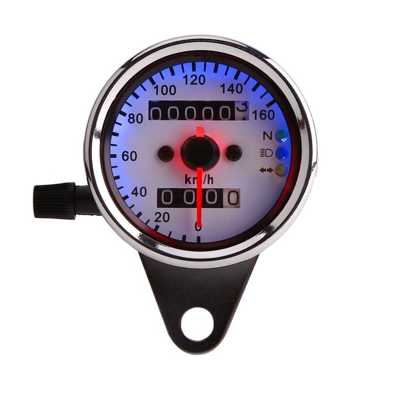 Motorcycle Speedometer, Odometer, Duokon Motorcycle Speedometer, 1-Piece Universal Motorcycle Odometer
