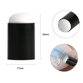 Depvision 30 Pieces Craft Finger Sponge Daubers Drawing Project Finger Painting Sponge Set for Face Paint Card Making, Painting, Stamping, Ink