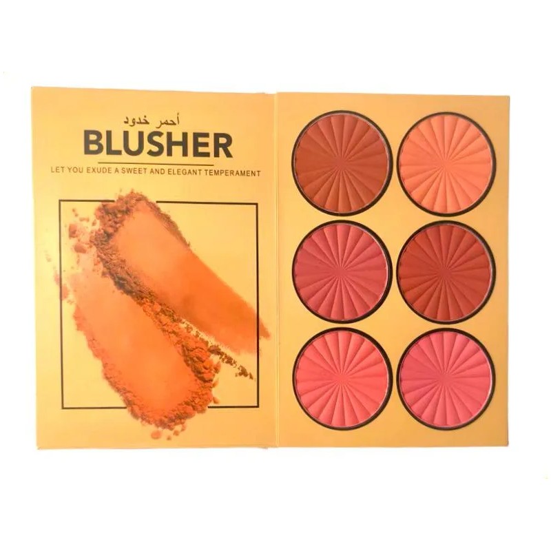 Paleta Maquillaje Libro 4 Capas Sombras Nude Rubor Contorno