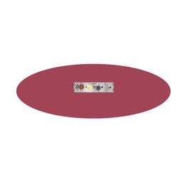 Poker Table Top - Premium Velvet Table Cover - Felt Poker Tablecloth Upgrade for 36, 48. Or 60 Inch Round Tables (red, 36 inch Round)