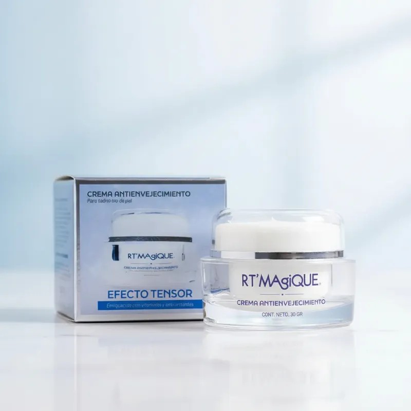 RT Magique Crema Antiarrugas y Antimanchas con Ácido Hialurónico –