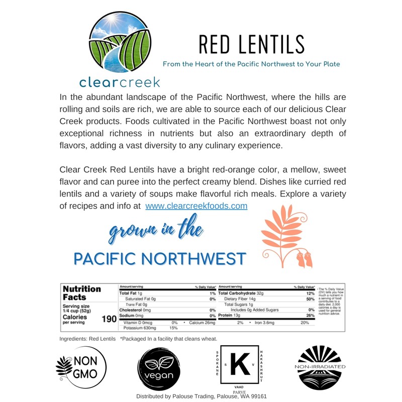 Red Lentils | 25 LBS | Emergency Food Storage Bucket