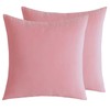 LANE LINEN Faux Velvet Synthetic Down Filled Throw Pillow Inserts/Decorative
