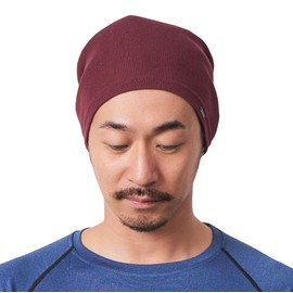 CHARM Thin Beanies for Men & Women, Slouchy Sleep hat for Men, Long Beanie Toque Hat, Sports Phrygian Cap, Lightweight Beanie Burgundy
