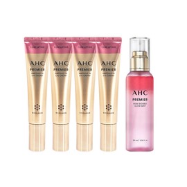 Home Shopping's latest AHC AM Ampoule Core Lifting 40ml 4+Rose Mist / 홈쇼핑 최신상 AHC 아이크림 앰플인 코어 리프팅 40ml 4개+로즈미스트