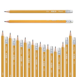 Maped - Essentials Triangular Graphite #2 Pencils 144-Pack - Smooth Writing - Durable HB Lead for Long-Lasting Vibrance - Latex Free Eraser