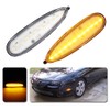 Tonsya Full Amber Led Light White Clear Lens kit Compatible