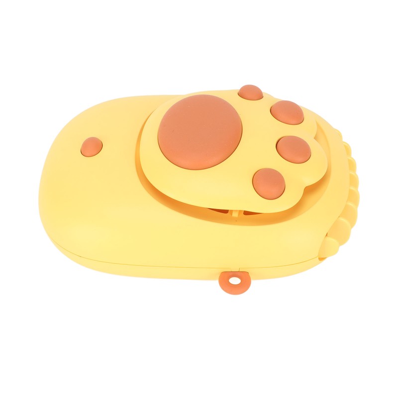 Mini Hanging Neck Fan Cat Paw Shape USB Rechargeable Quiet