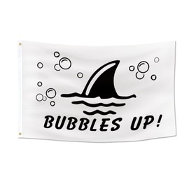 Bolcagob Fins Up Flag 3x5FT Double Printed Funny Flag Tapestry Dorm Room Home Fitness Outdoor& Indoor Decor 2 Shiny Brass Grommets 100% Polyester (3x5FT)