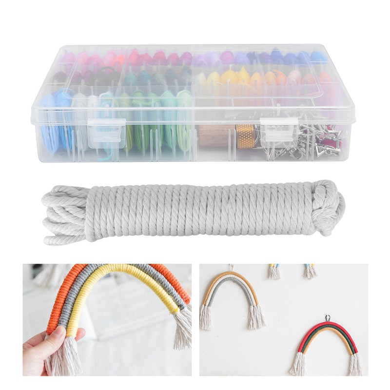 Embroidery Thread Organizer Storage Box Embroidery String for Bracelets Stitch