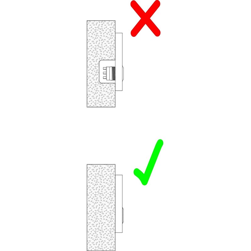 Metzler Surface-Mounted Doorbell in Anthracite - Stainless Steel Bell with