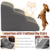 Tangkula Foam Dog Stairs for High Beds, Extra Wide &