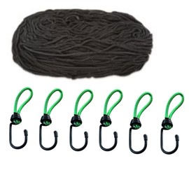 iapyxÂ Trailer net 125 x 210 cm stretches to 200x 300 cm with Expander Hook to Hang Pack (Plus) Black