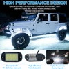 Nicoko 84 LEDs per pod Metal Aluminum Pure White Rock