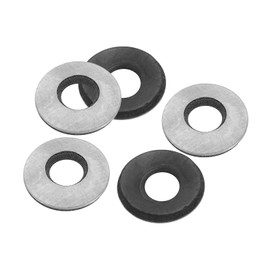 PATIKIL 5/16"x3/4" EPDM Bonded Sealing Washers, 200 Pieces Galvanized Neoprene Rubber Backed Screw Gasket for Industrial Home Machinery Ships Roof
