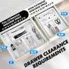 Simple Houseware Expandable & Adjustable Cutlery Drawer Organizer - Large