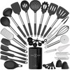 Risom - Utensilios de cocina de silicona, 32-Piezas Juego de