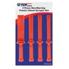 TCP Global 4 Piece Non-Marring Plastic Chisel Scraper Set -