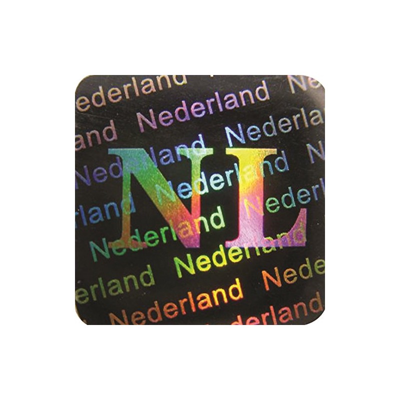 Holographic labels BY EtikettenWorld 12 mm x 12 mm NL