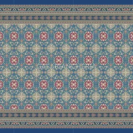 Bassetti Piazza San Marco 9314326 Furniture Foulard B1 Blue Cotton Size: 180 cm x 270 cm