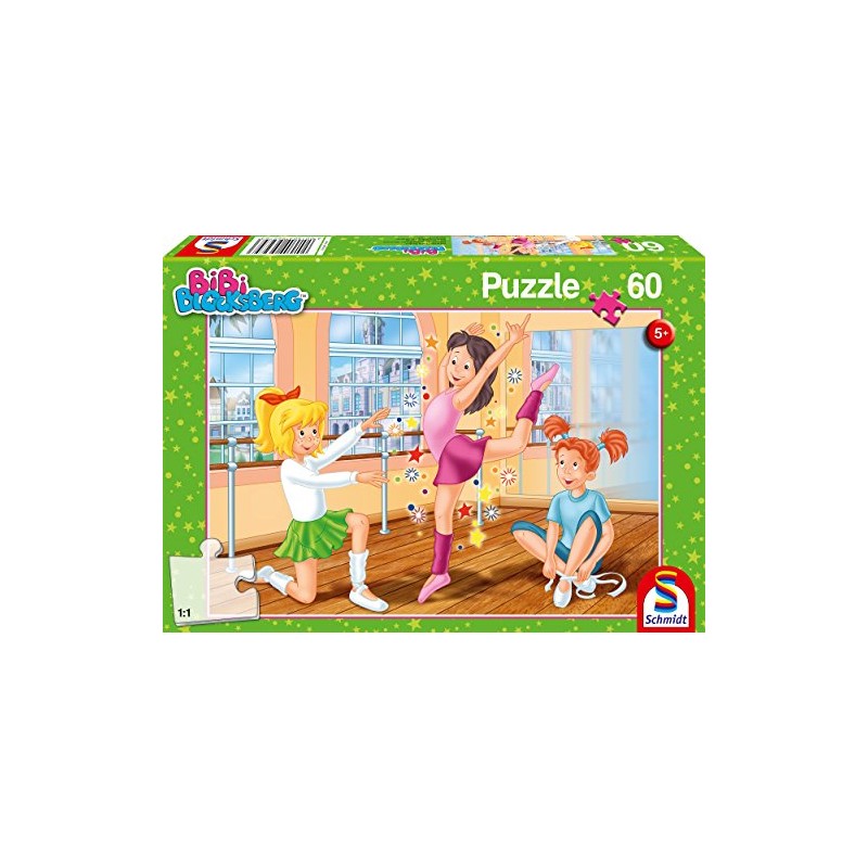 Schmidt Spiele Puzzle 56279 Bibi Blocksberg, in Der Ballettschule, 60