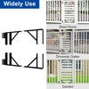 JUBEST Heavy Duty Gate Corner Brace Bracket, Anti Sag Gate
