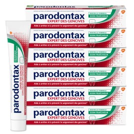 Parodontax 6 x 75ml Toothpaste for Freshness, Stops and Prevents Bleeding Gums, Improved Flavour