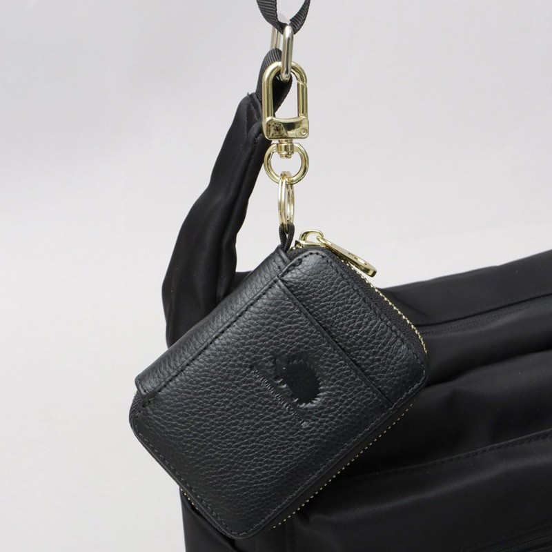 Scandinavian Forest Women's Key Case, Smart Key Case, Genuine Leather,