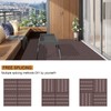 Goovilla Plastic Interlocking Deck Tiles, 9 Pack Patio Deck Tiles,